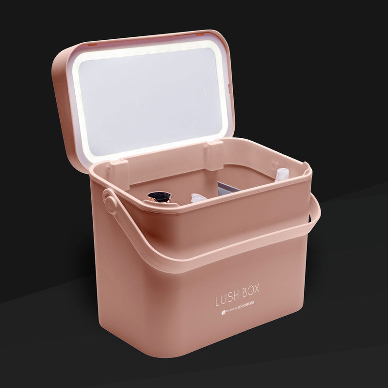 Rio Lush Box large beauty storage case with LED mirror, UK version