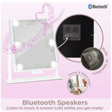 STYLPRO Hollywood Bluetooth mirror with dimmable lights, imported from the UK