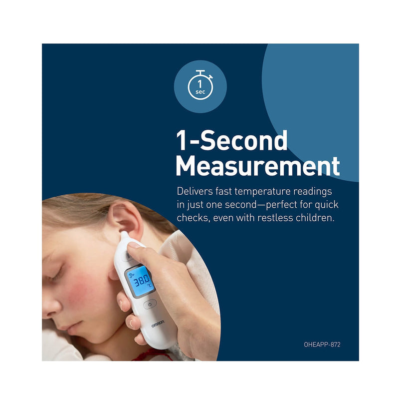 OMRON Gentle Temp 533 in-ear thermometer, imported from the UK