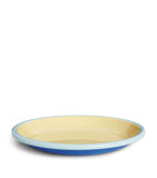 Enamel Plate in Assorted Bright Colours 18cm