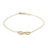 Revere 9ct yellow gold charm bracelet 7.5in, UK version