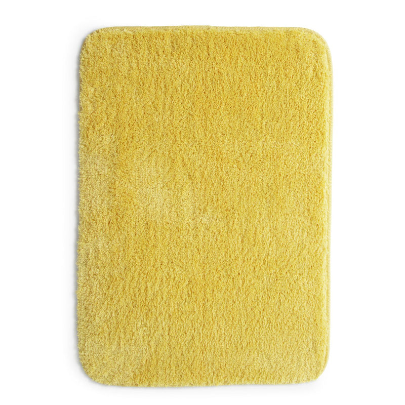 Argos Home Tufted Bath & Pedestal Mat Set - Mustard