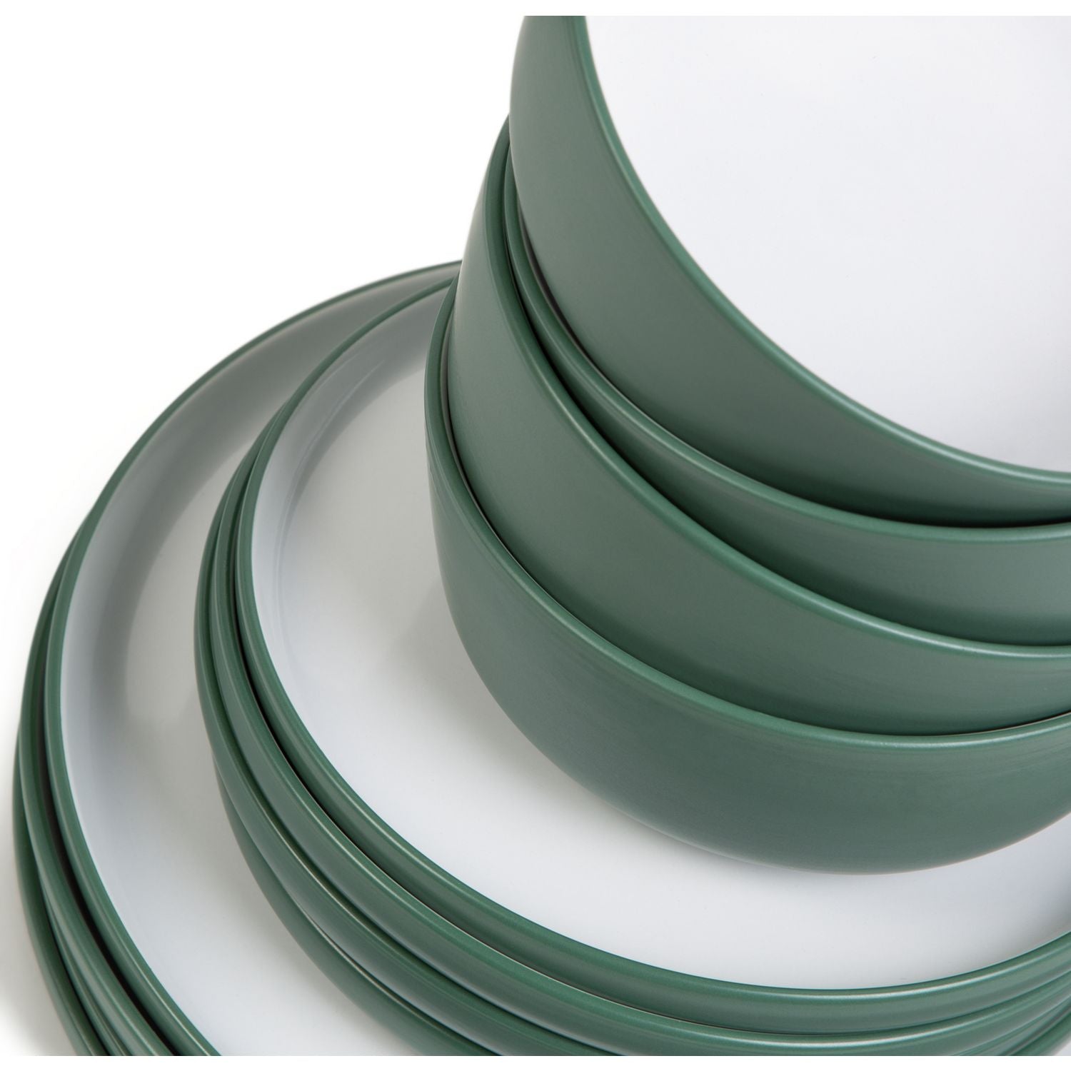 Habitat stoneware dinner set two-tone 16-piece - British product