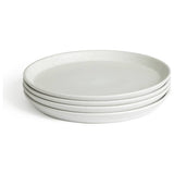 Habitat Addison stoneware dinner plate set white (British brand)
