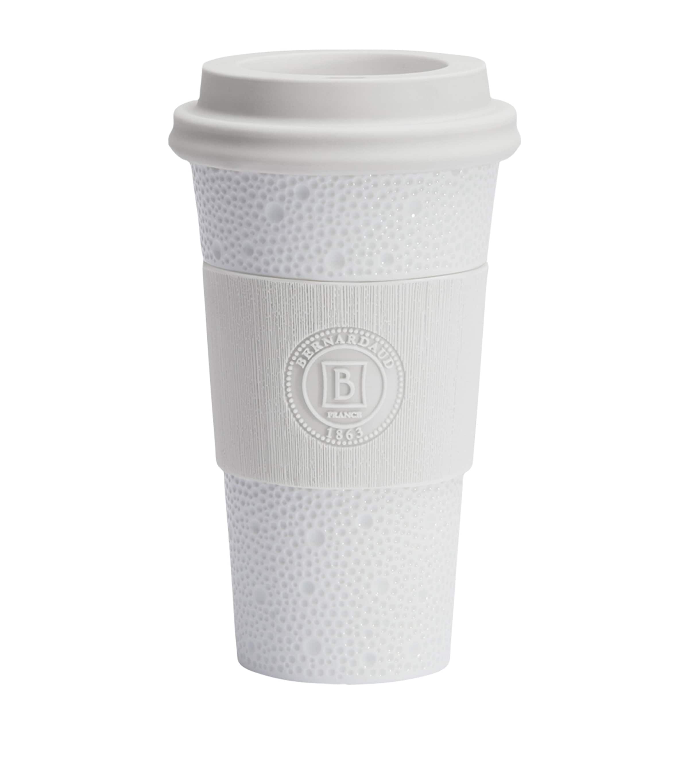 Bernardaud Ecume Nomad travel mug - British product