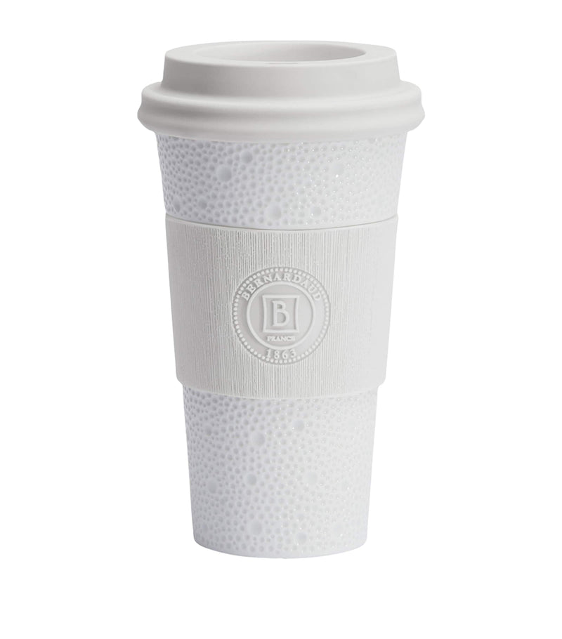 Bernardaud Ecume Nomad travel mug - British product