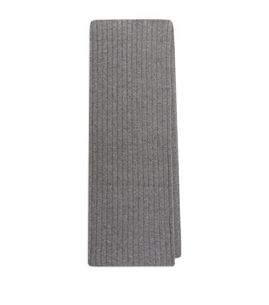 Dolce&Gabbana cashmere rib-knit scarf, imported from the UK