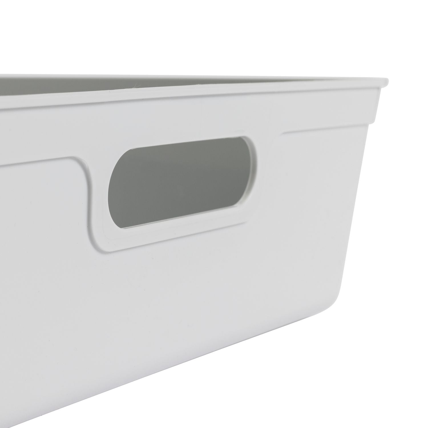 Argos Home plastic storage boxes 6L grey (British brand)