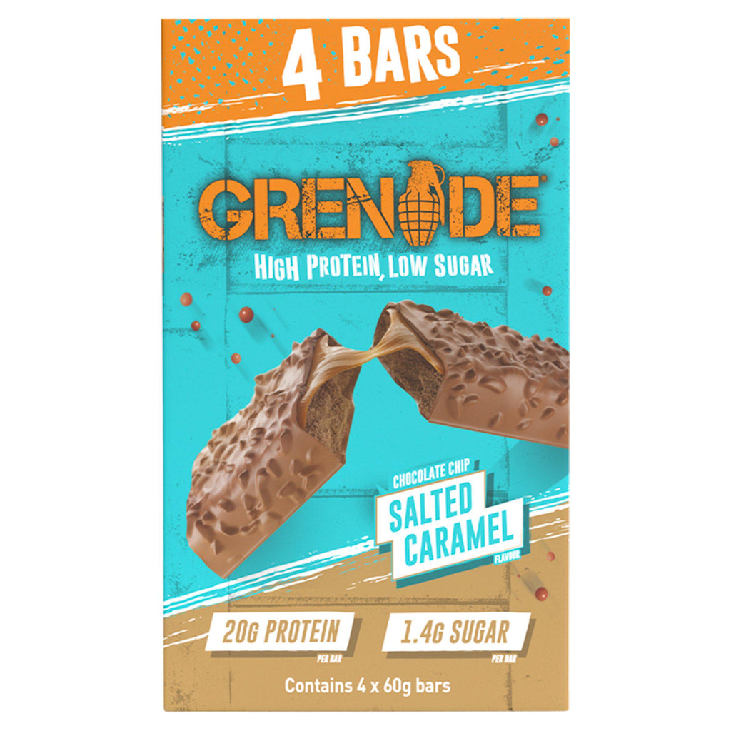 Grenade Chocolate Chip Salted Caramel Flavour 4x60g