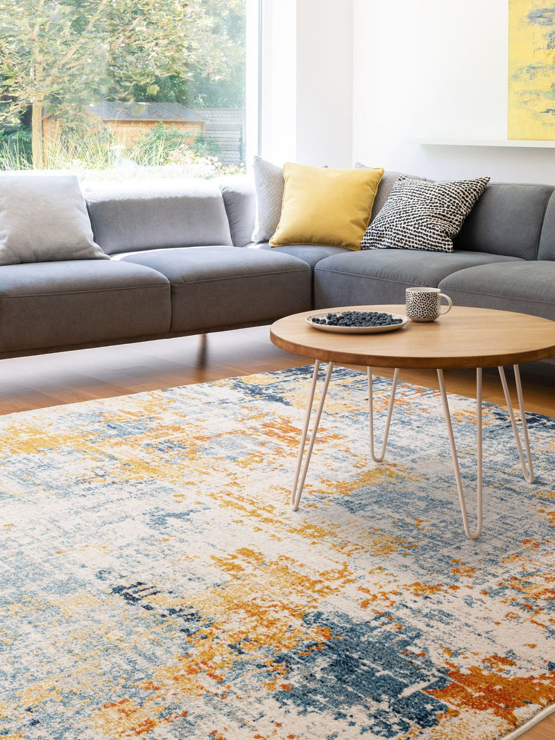 Asiatic Rugs Yellow Nova Illusion Rug