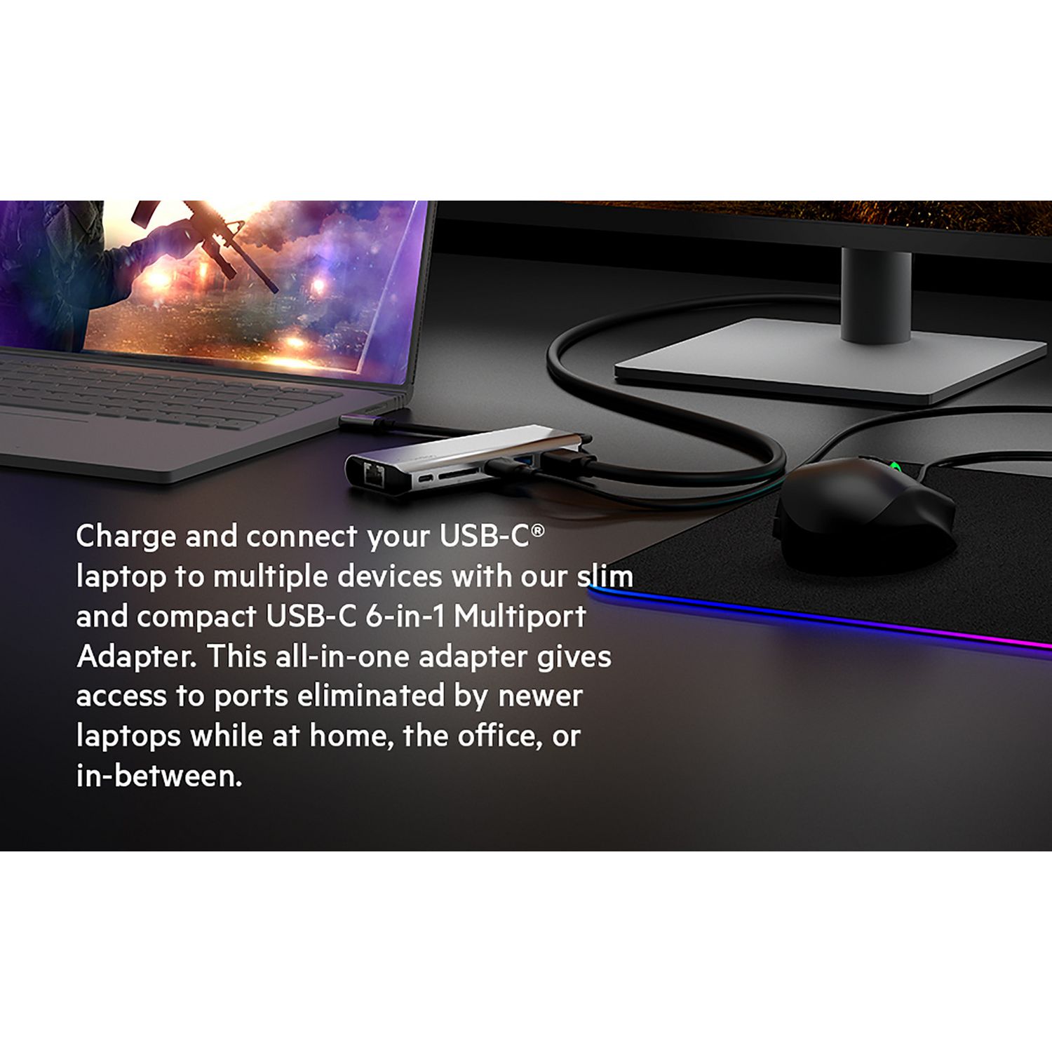 Belkin USB-C 6-in-1 Multiport Adapter (British brand)