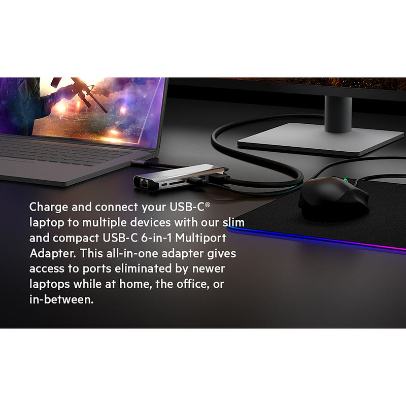 Belkin USB-C 6-in-1 Multiport Adapter (British brand)