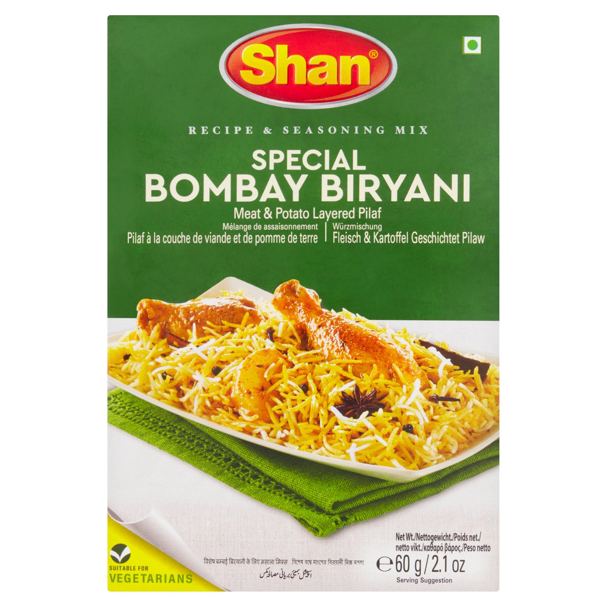 Shan Recipe & Seasoning Mix Special Bombay Biryani 60g GOODS Sainsburys   