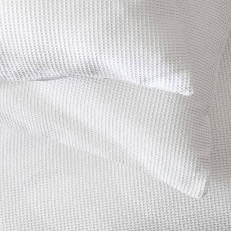 Habitat white waffle bedding set single (British brand)