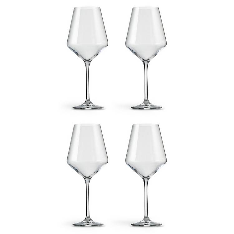 Habitat Dalston set of 4 red wine glasses (British brand)