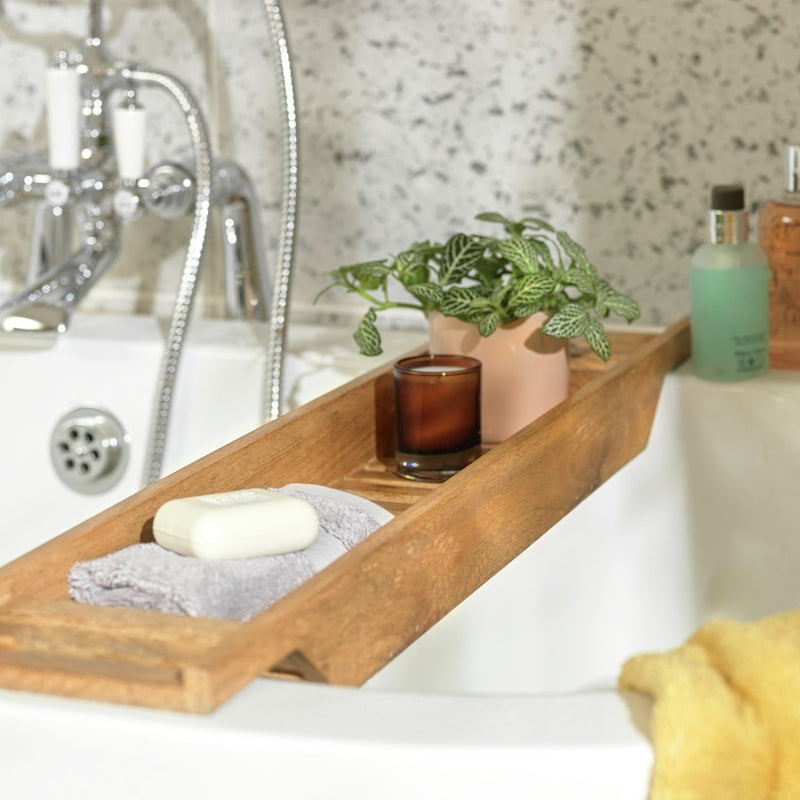 Habitat mango wood bath bridge 75cm - British product