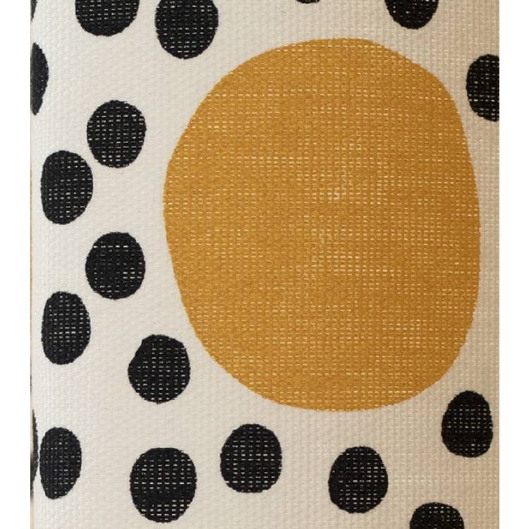 Habitat geometric eyelet curtains yellow 117x137cm, imported from the UK