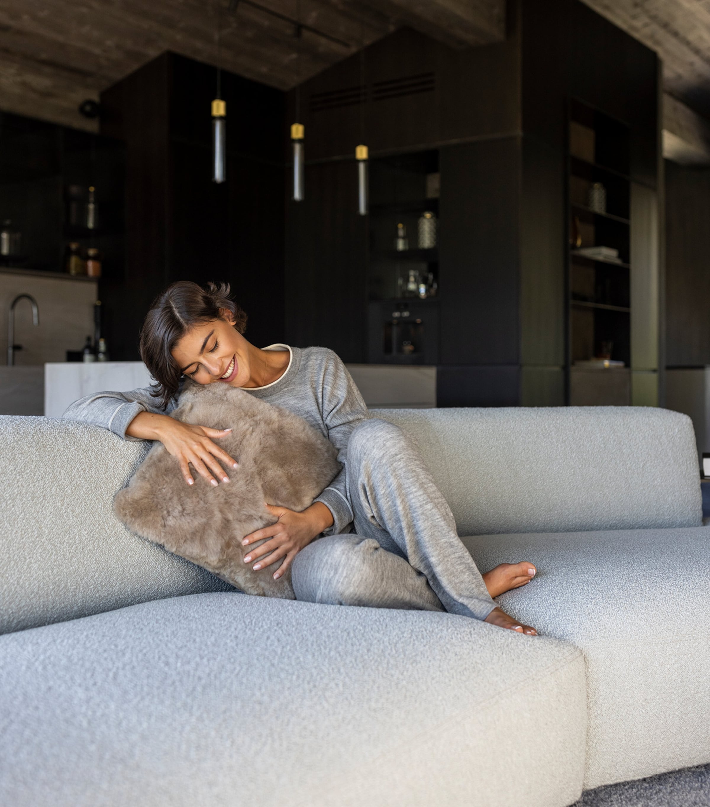Weich Nube alpaca wool cushion 50cm x 50cm (British brand)