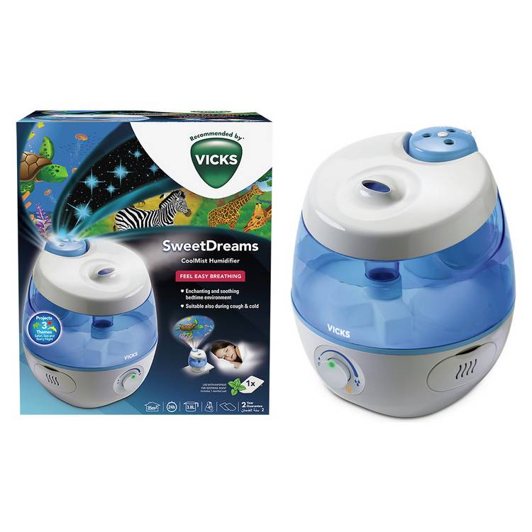 Vicks SweetDreams cool mist humidifier 3.8L - British product