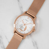 Radley watch set rose gold mesh strap - British product
