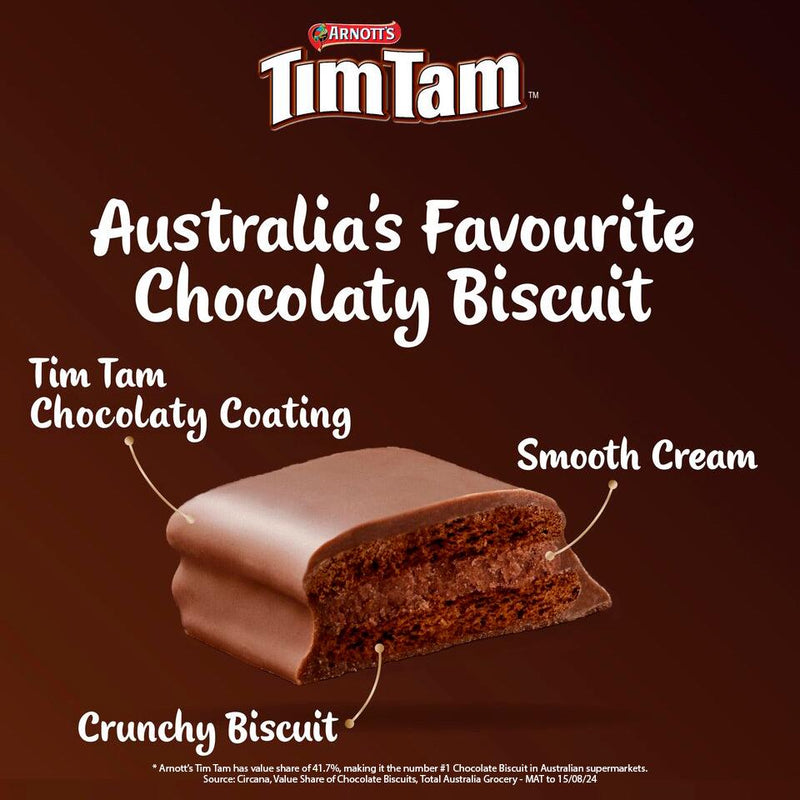 Arnott's Tim Tam original chocolatey biscuit bars 163g (British brand)