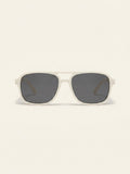 Burberry BE3163 rectangle-frame metal sunglasses (British brand)