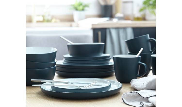 Habitat 16 Piece Stoneware Dinner Set