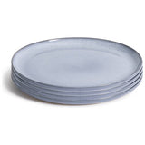 Habitat Evora blue stoneware dinner plates 28cm - British product