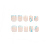 Invogue Blued Up Square Nails (24 Pieces) GOODS Superdrug   