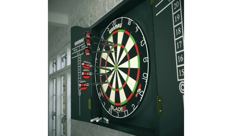 Winmau Blade 6 Championship Dartboard and Darts Set GOODS Argos