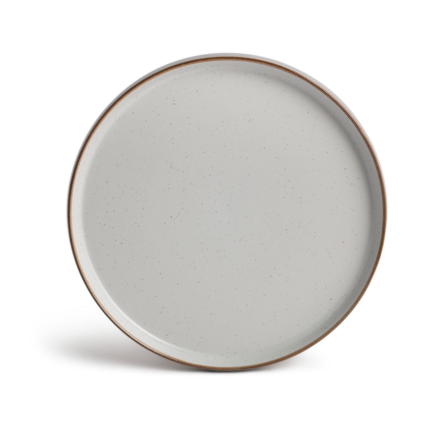 Habitat grey speckled side plates set of 4 21.3cm, imported from the UK
