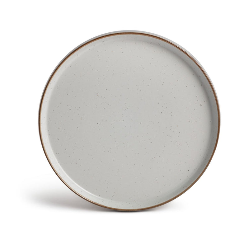 Habitat grey speckled side plates set of 4 21.3cm, imported from the UK