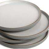 Habitat grey speckled side plates set of 4 21.3cm, imported from the UK