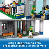 LEGO Police Station bin lorry helicopter toy 668 pieces - British product