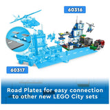 LEGO Police Station bin lorry helicopter toy 668 pieces - British product