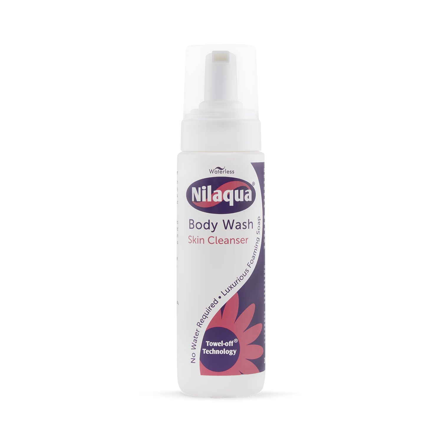 Nilaqua Towel Off rinse free body wash 200ml, UK version