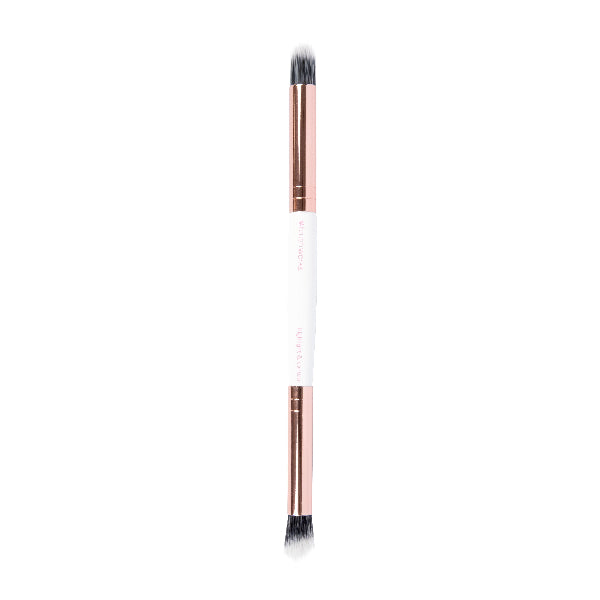 Brushworks White & Gold Highlight and Contour Brush GOODS Superdrug   