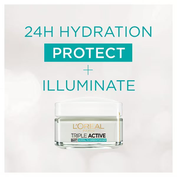 L'Oréal Paris Triple Active facial moisturiser 50ml, UK version
