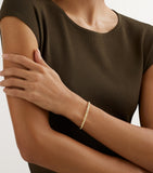 Graff yellow gold diamond bangle 4mm - British product