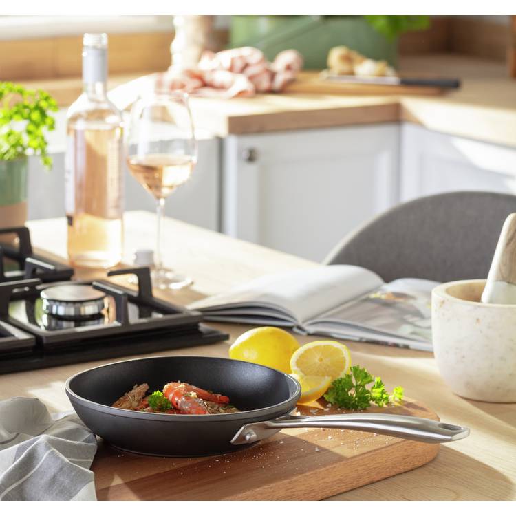 Habitat hard anodised aluminium frying pan 20cm, imported from the UK