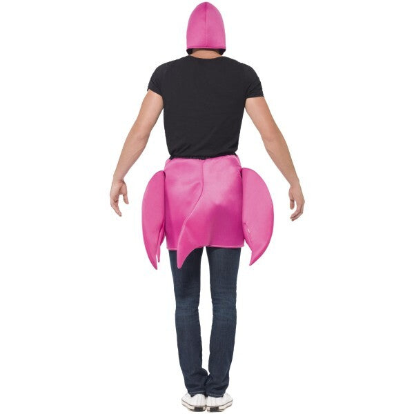 Smiffys Flamingo Costume pink hooded tabard - British product