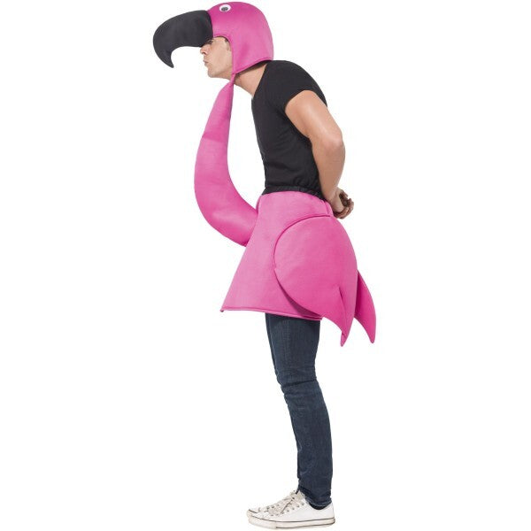 Smiffys Flamingo Costume pink hooded tabard - British product