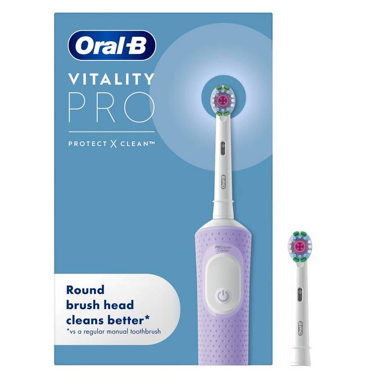 Oral-B Vitality Pro electric toothbrush purple (British brand)