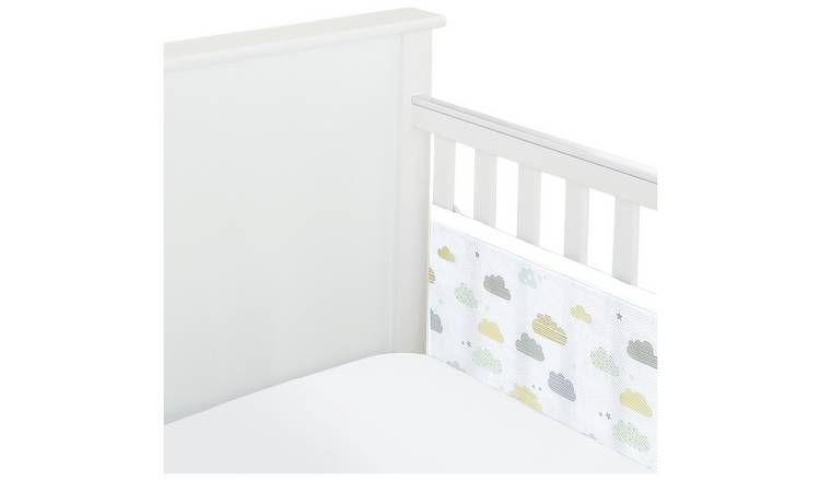 BreathableBaby 2 Sided Classic Mesh Cot Liner - Grey GOODS Argos