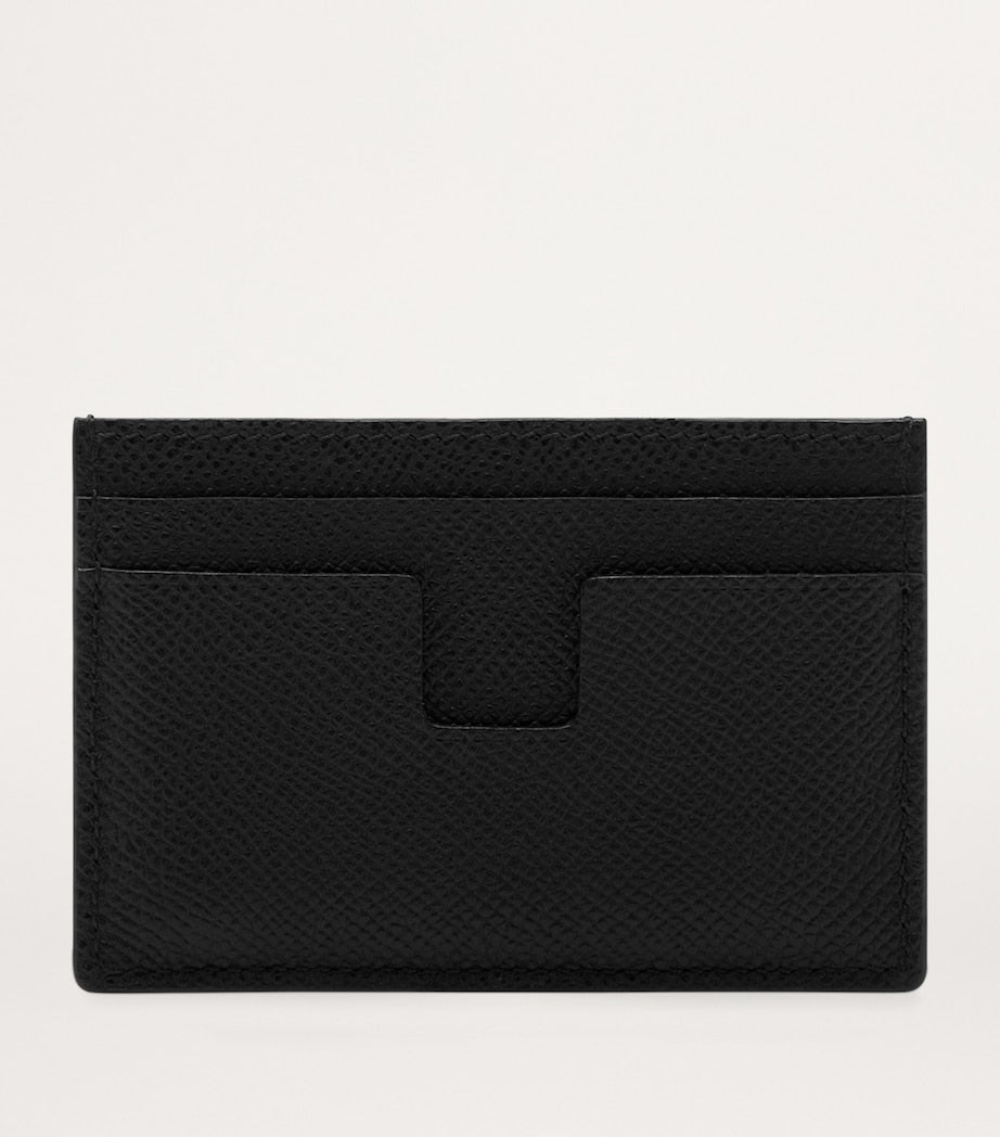 TOM FORD T-Line grained leather card holder, UK version