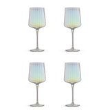 Habitat iridescent flute wine glasses set of 4, imported from the UK