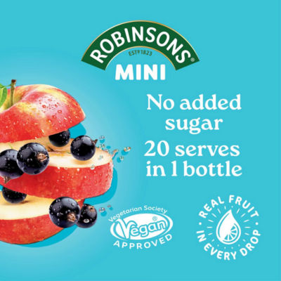 Robinsons Mini Apple & Blackcurrant On-The-Go Squash 66ml