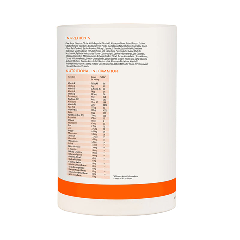 Neubria Cognifuel performance drink orange pineapple 30 x 8g sachets (British brand)