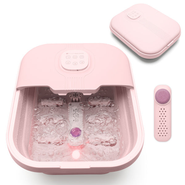 Rio Deluxe Foldaway Foot Bath Spa - Pink