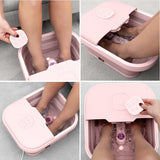 Rio Deluxe Foldaway Foot Bath Spa - Pink